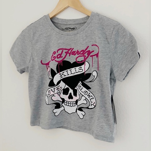 Ed Hardy Love Kills Slowly Graphic Tee - Picture 5 of 6